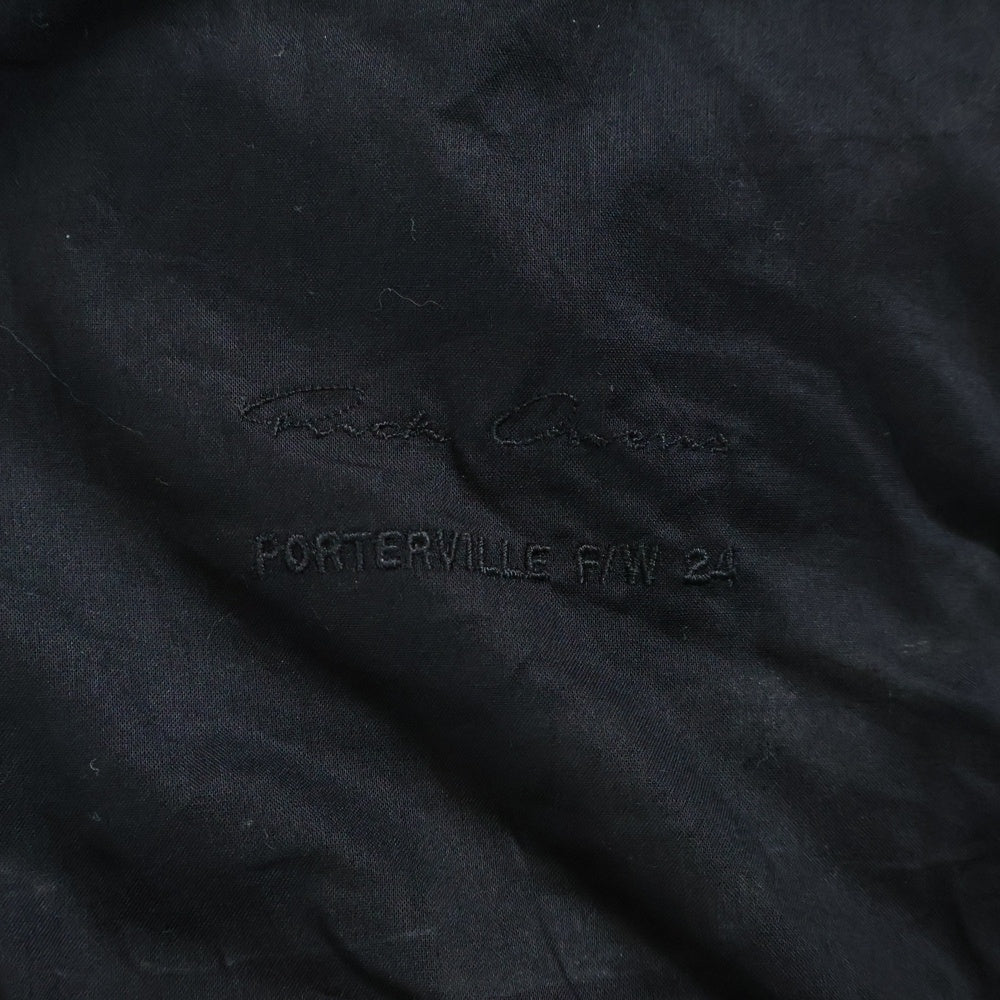 Rick Owens(リックオウエンス) 24AW OUTER SHIRT シャツジャケット ブラック RU02D6729TB