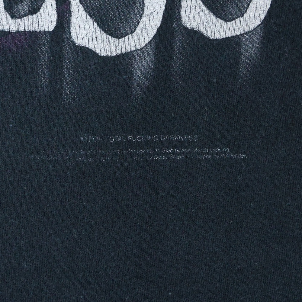 VINTAGE(ヴィンテージ) 00s CRADLE OF FILTH クレイドルオブフィルス 両面プリント クルーネック 長袖Tシャツ ブラック