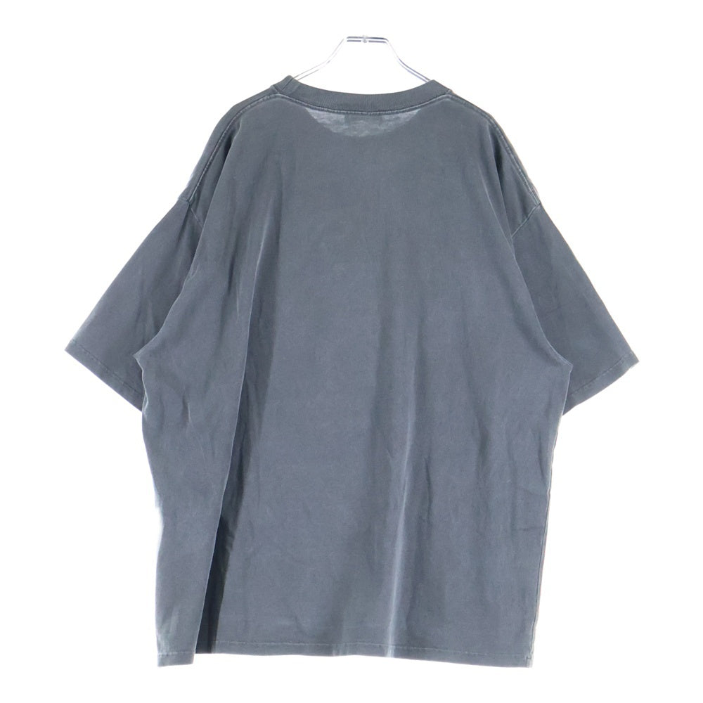 BALENCIAGA(バレンシアガ) 18AW Europa Print OverSize Tee ヨーロッパ プリント オーバーサイズ 半袖Tシャツ チャコールグレー 535717 TAV04