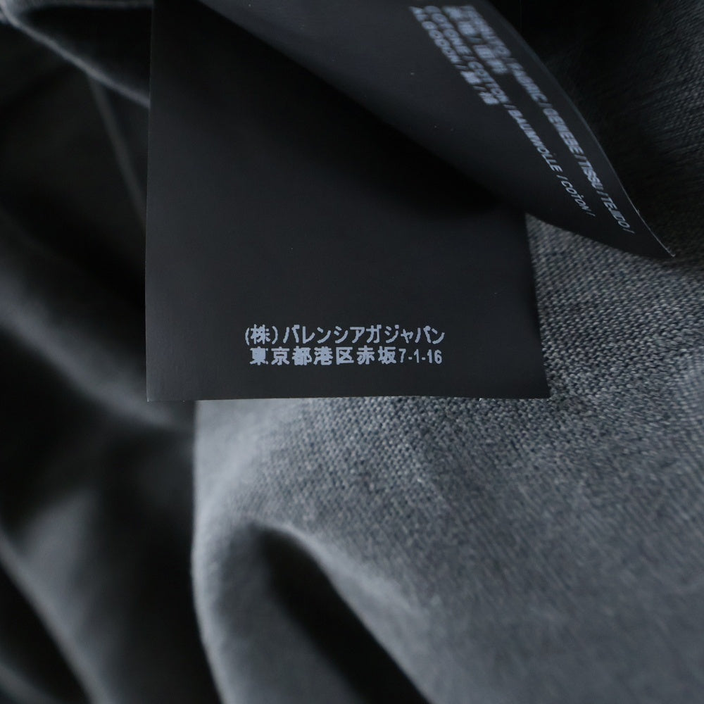 BALENCIAGA(バレンシアガ) 18AW Europa Print OverSize Tee ヨーロッパ プリント オーバーサイズ 半袖Tシャツ チャコールグレー 535717 TAV04