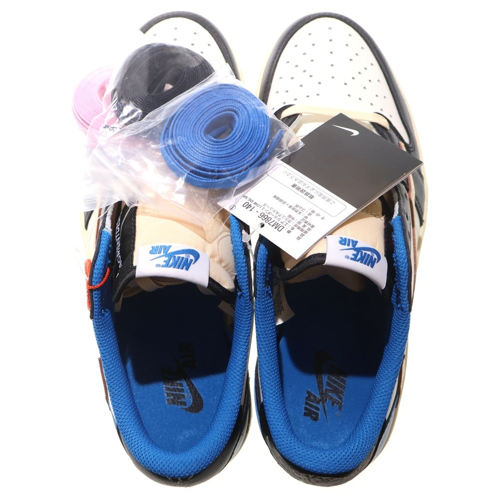 NIKE(ナイキ) ×TRAVIS SCOTT FRAGMENT DESIGN AIR JORDAN 1 LOW OG SP トラヴィススコット フラグメント エアジョーダン1 ローカットスニーカー DM7866-140