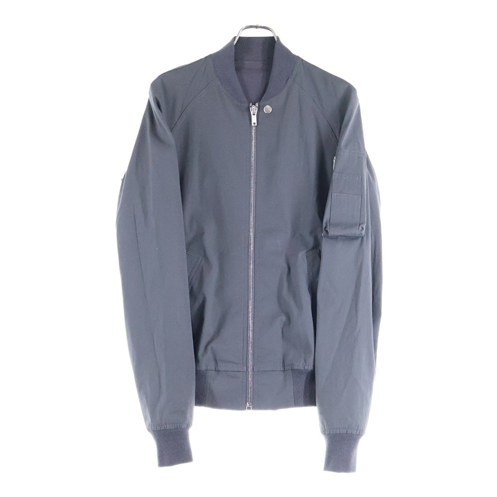 Rick Owens(リックオウエンス) 18SS RAGLAN BOMBER RU18S5792-TE ラグランボンバージャケット MA-1 ブルゾン グレー