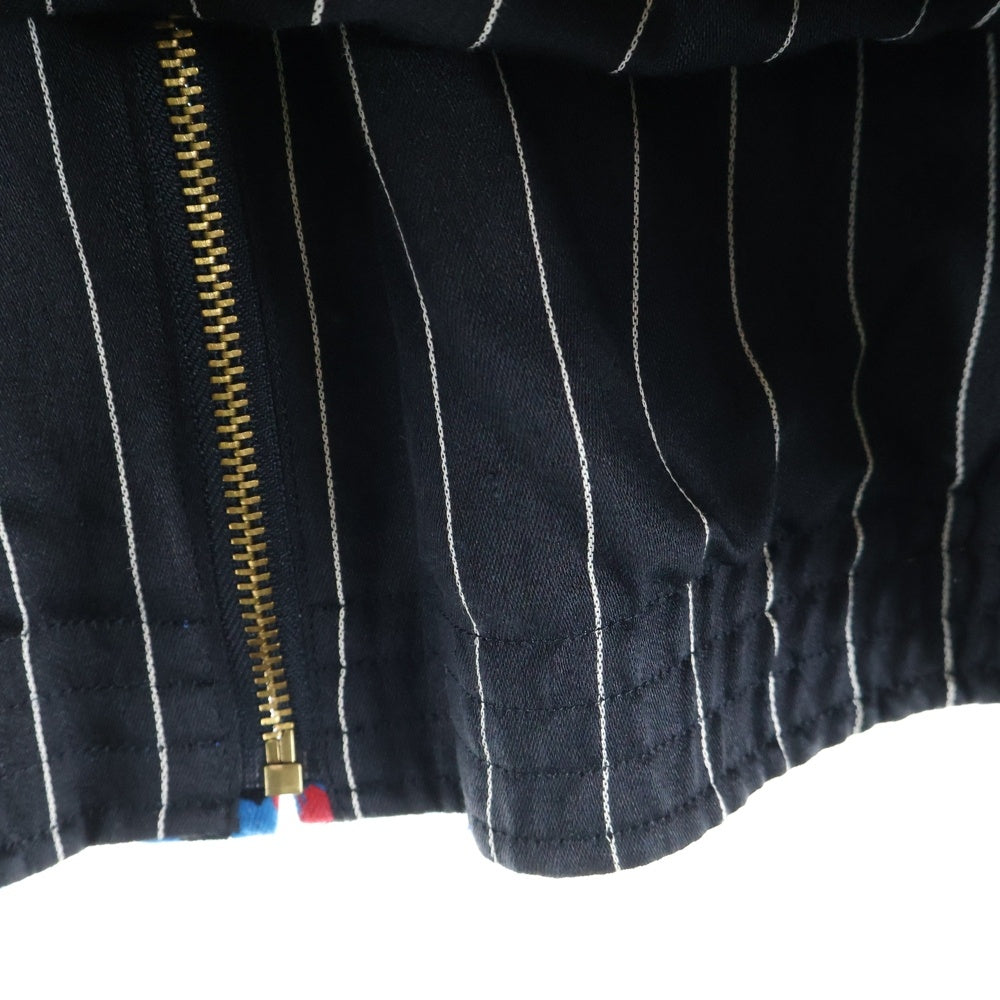 WACKO MARIA(ワコマリア) 13SS レオパード ブルゾン ジップアップジャケット ブルー/ブラック/レッド 13SS-VEL-04