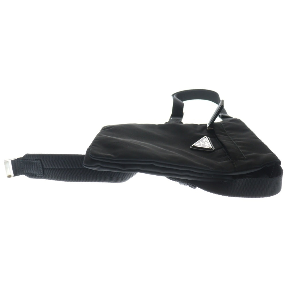 PRADA(プラダ) テスートナイロン ロングショルダーバッグ サコッシュ 2VH059 ブラック