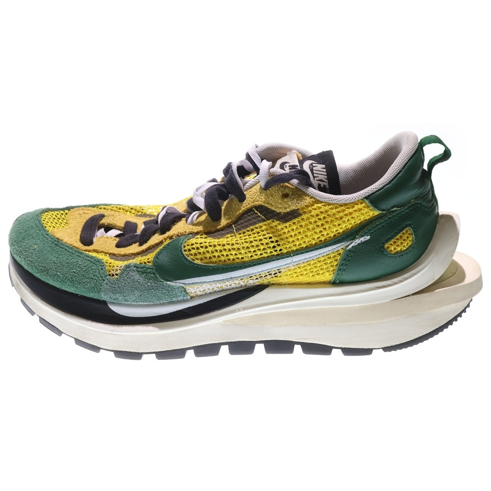 NIKE(ナイキ) ×sacai VAPOR WAFFLE CV1363-700 サカイ ヴェイパーワッフル ローカットスニーカー イエロー/グリーン US10/28cm