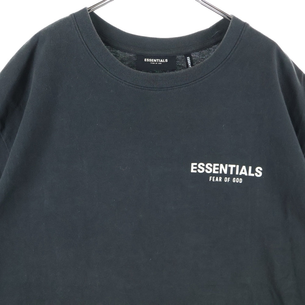 ESSENTIALS FEAR OF GOD(エッセンシャル フィアオブゴッド) FLOWER PHOTO バックプリント クルーネック 半袖Tシャツ ブラック