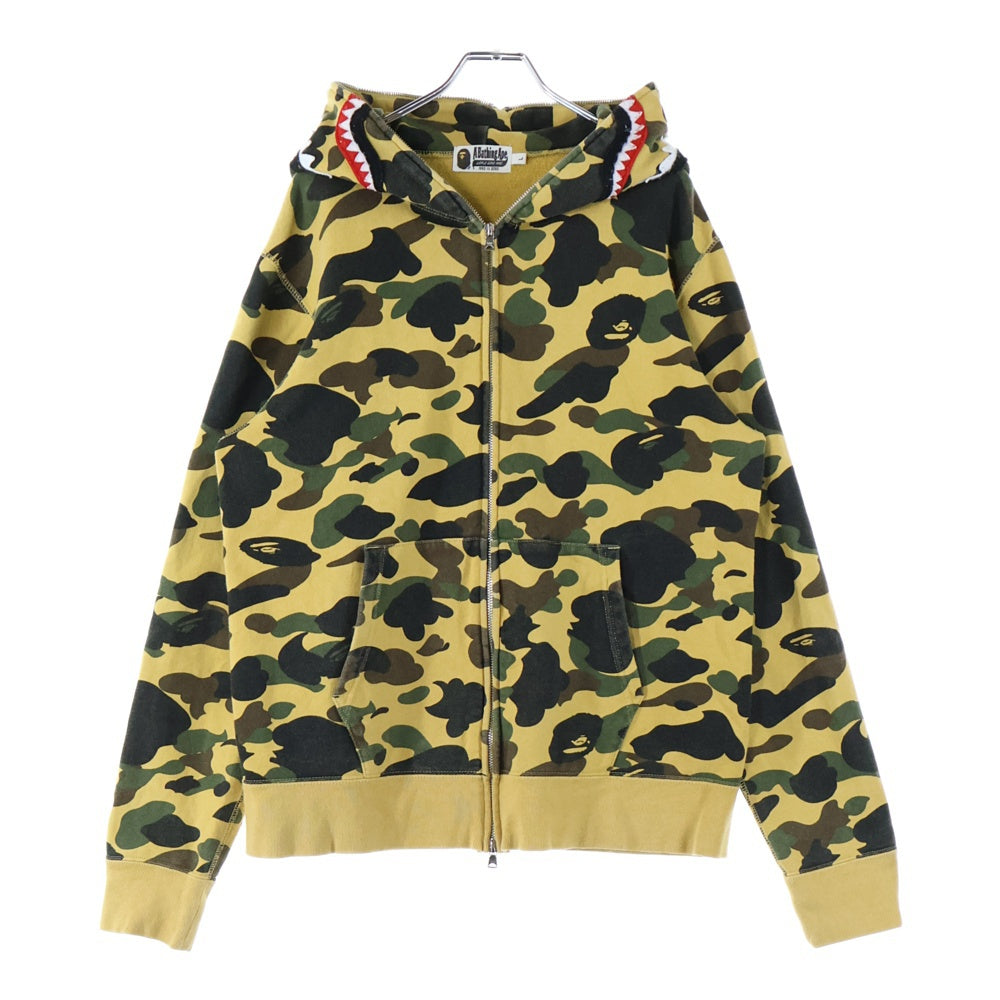A BATHING APE(アベイシングエイプ) 1st Camo Shark Full Zip Hoody カモ シャーク フル ジップ フーディ パーカー 001ZPI801015M