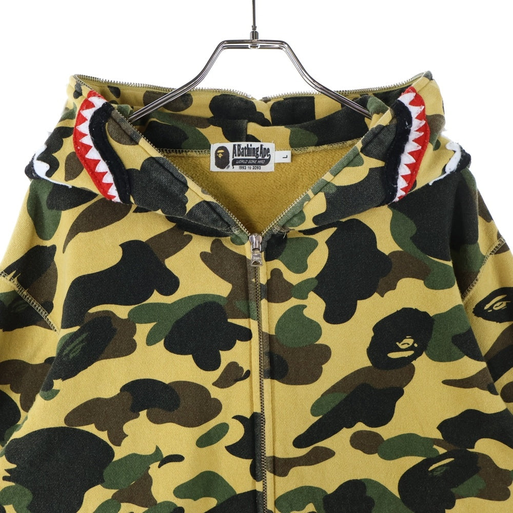 A BATHING APE(アベイシングエイプ) 1st Camo Shark Full Zip Hoody カモ シャーク フル ジップ フーディ パーカー 001ZPI801015M
