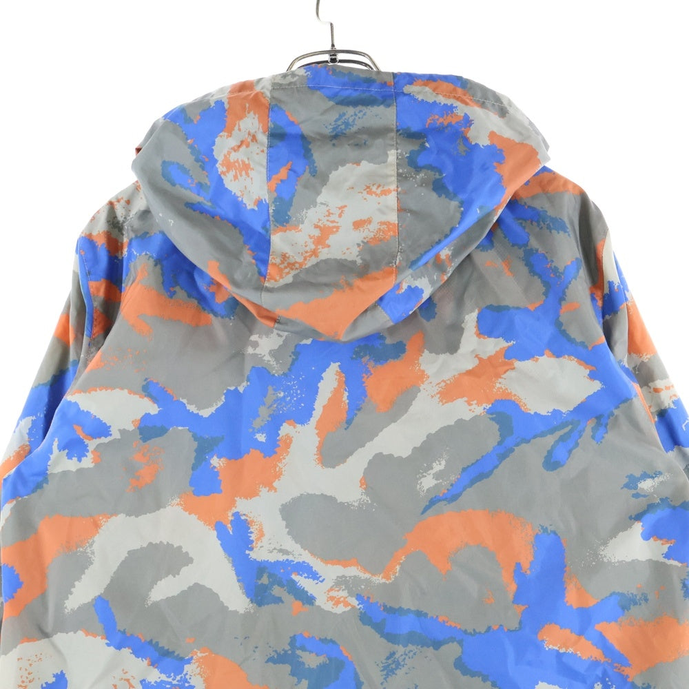 VALENTINO(ヴァレンティノ) ペイント総柄 フード付き ナイロンジャケット マルチカラー