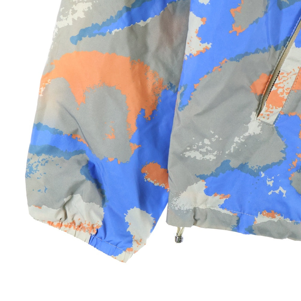 VALENTINO(ヴァレンティノ) ペイント総柄 フード付き ナイロンジャケット マルチカラー