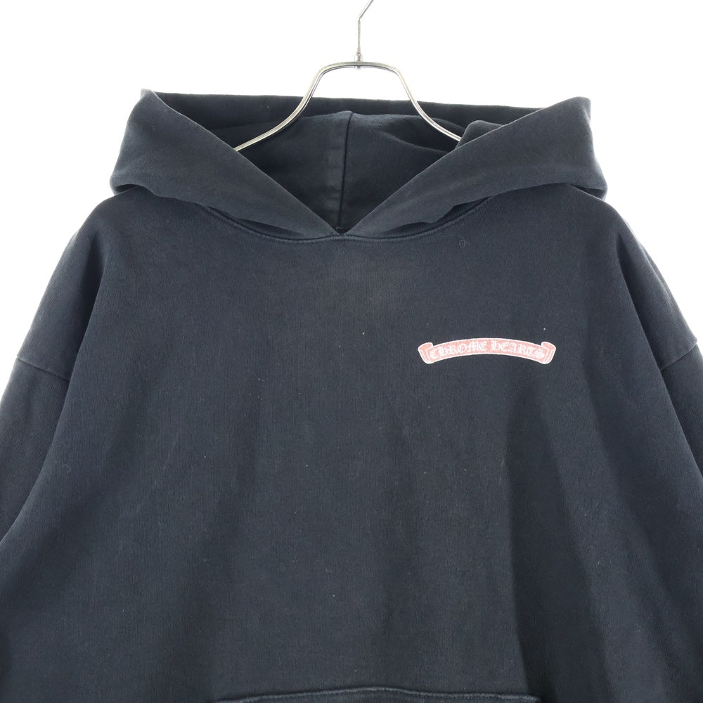 CHROME HEARTS(クロムハーツ) ×MATTY BOY PPO STAY FAST RACE TEAM HD PLVR マッティボーイ ステイファスト プルオーバースウェットパーカー ブラック