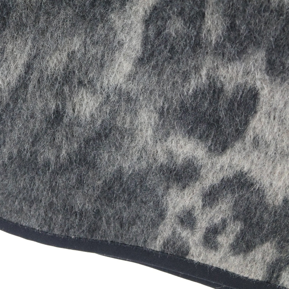 Y-3(ワイスリー) M LEO FLEECE FOOTBALL SHORTS レオ フリース フットボールショーツ モヘア ウエストベルト ヒョウ柄 ハーフパンツ ブラック 2JO001