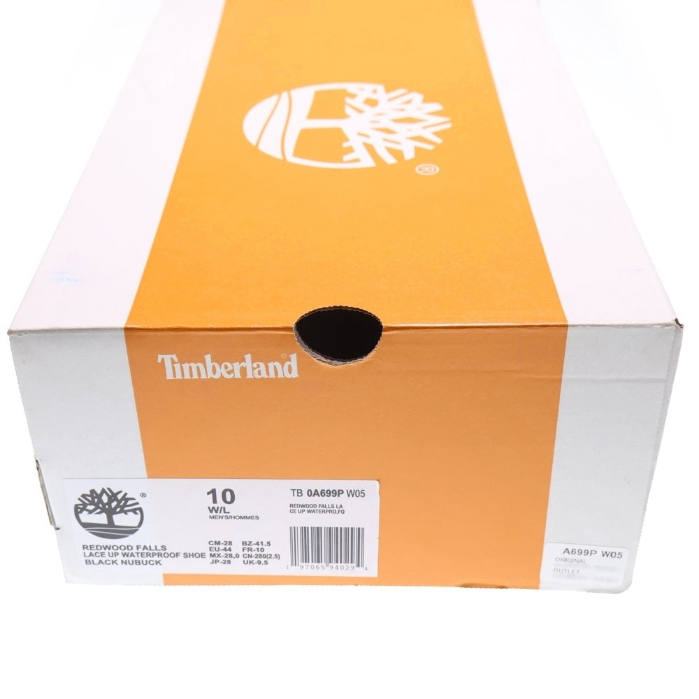 Timberland(ティンバーランド) レッドウッド フォールズ ウォータープルーフ レザー ローカット ブーツ ブラック TB0A699PW05