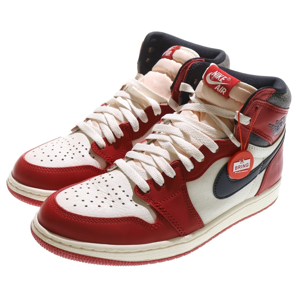 NIKE(ナイキ) AIR JORDAN 1 HIGH OG CHICAGO LOST & FOUND DZ5485-612 エアジョーダン1 シカゴ ロストアンドファウンド ハイカットスニーカー ホワイト/レッド US9/27cm