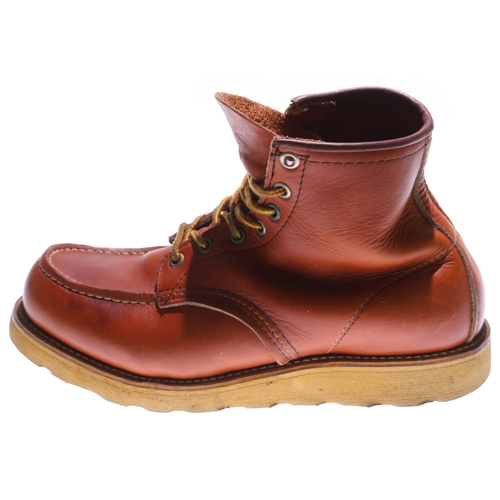 RED WING(レッド ウイング) 92年製 アイリッシュセッター 半円 犬タグ レースアップブーツ ワークブーツ Eワイズ ブラウン