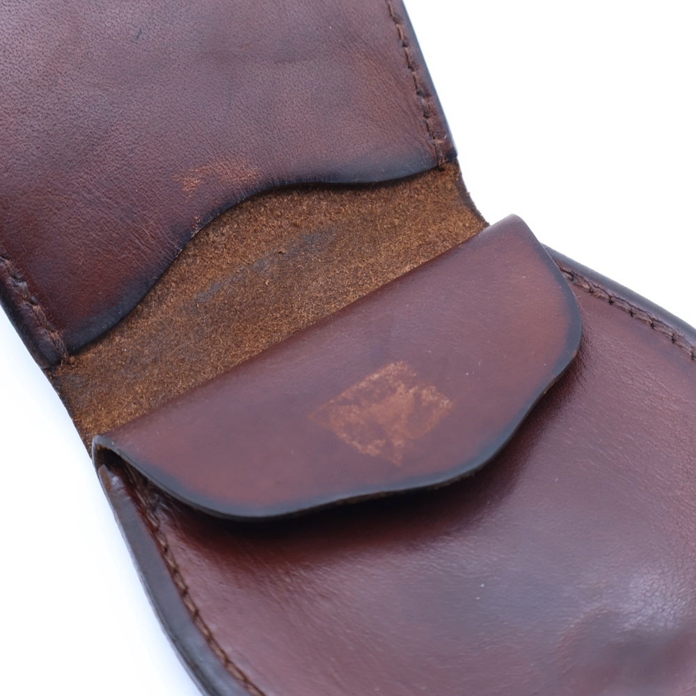 goro's(ゴローズ) 丸型小銭入れ こげ茶 ブラウン