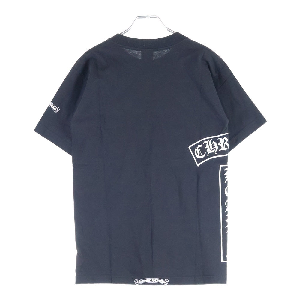 CHROME HEARTS(クロムハーツ) OLD SCROLL LOGO TEE サイドスクロールロゴ 半袖ポケットTシャツ カットソー ブラック