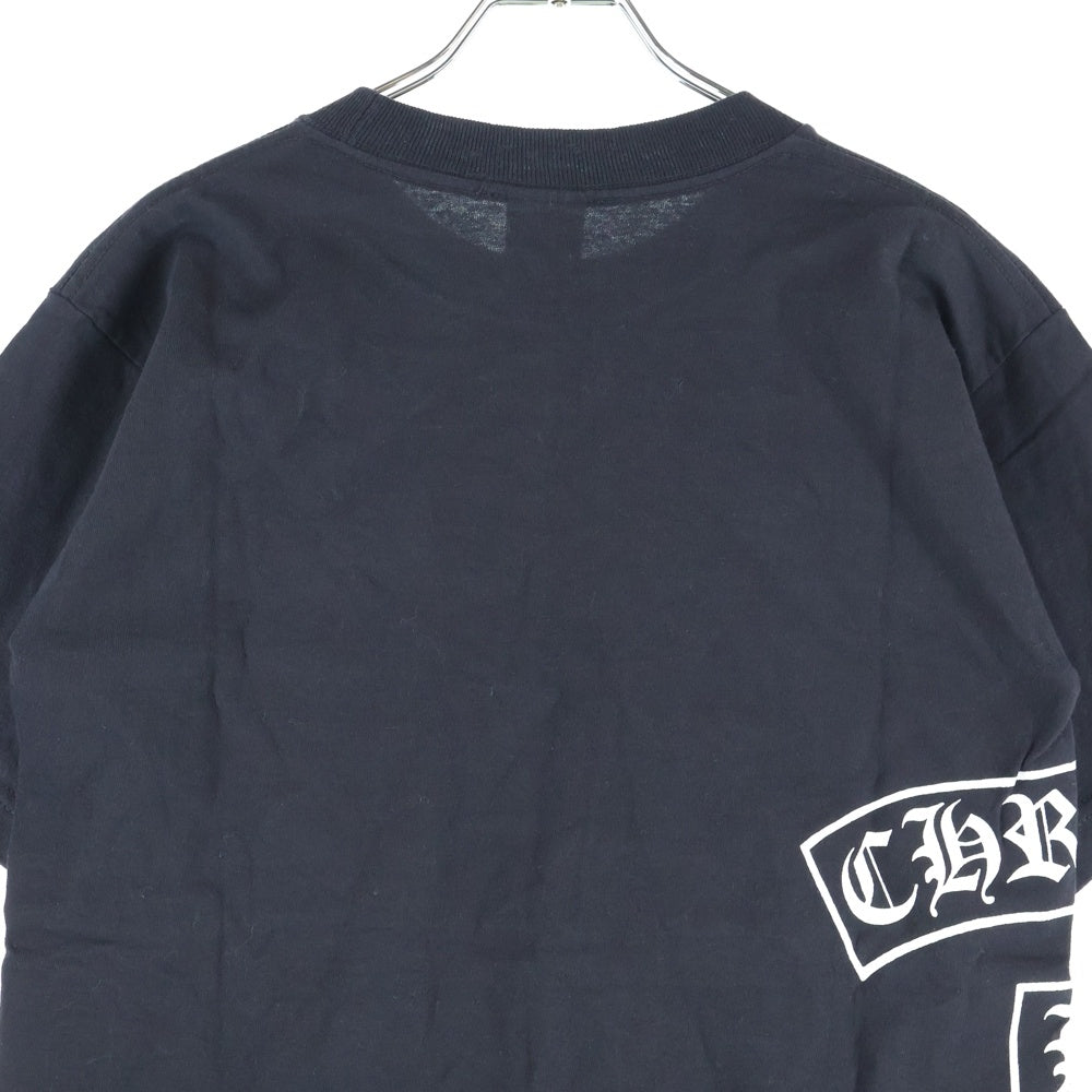 CHROME HEARTS(クロムハーツ) OLD SCROLL LOGO TEE サイドスクロールロゴ 半袖ポケットTシャツ カットソー ブラック