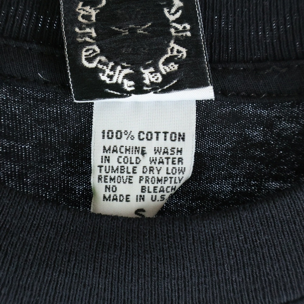 CHROME HEARTS(クロムハーツ) OLD SCROLL LOGO TEE サイドスクロールロゴ 半袖ポケットTシャツ カットソー ブラック