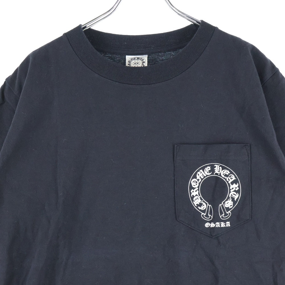 CHROME HEARTS(クロムハーツ) OLD HORSESHOE S/S T-SHIRT オールド ホースシュ- FUCKYOU プリント 大阪限定 クルーネック半袖Tシャツカットソー