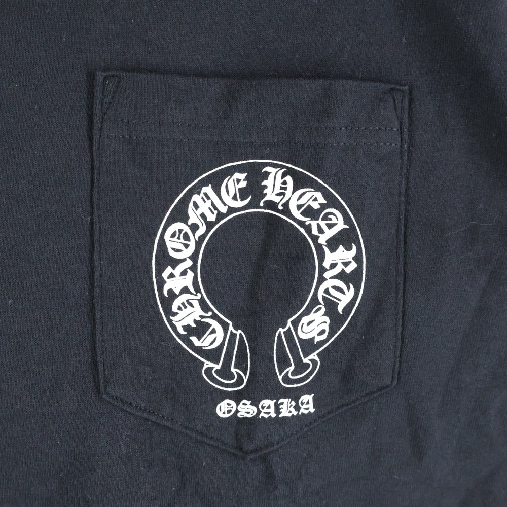 CHROME HEARTS(クロムハーツ) OLD HORSESHOE S/S T-SHIRT オールド ホースシュ- FUCKYOU プリント 大阪限定 クルーネック半袖Tシャツカットソー