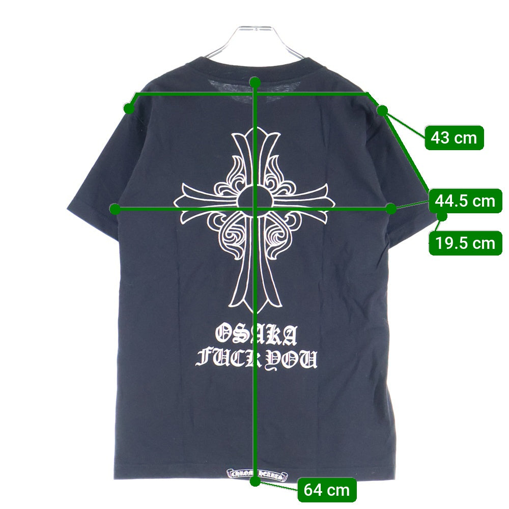 CHROME HEARTS(クロムハーツ) OLD HORSESHOE S/S T-SHIRT オールド ホースシュ- FUCKYOU プリント 大阪限定 クルーネック半袖Tシャツカットソー