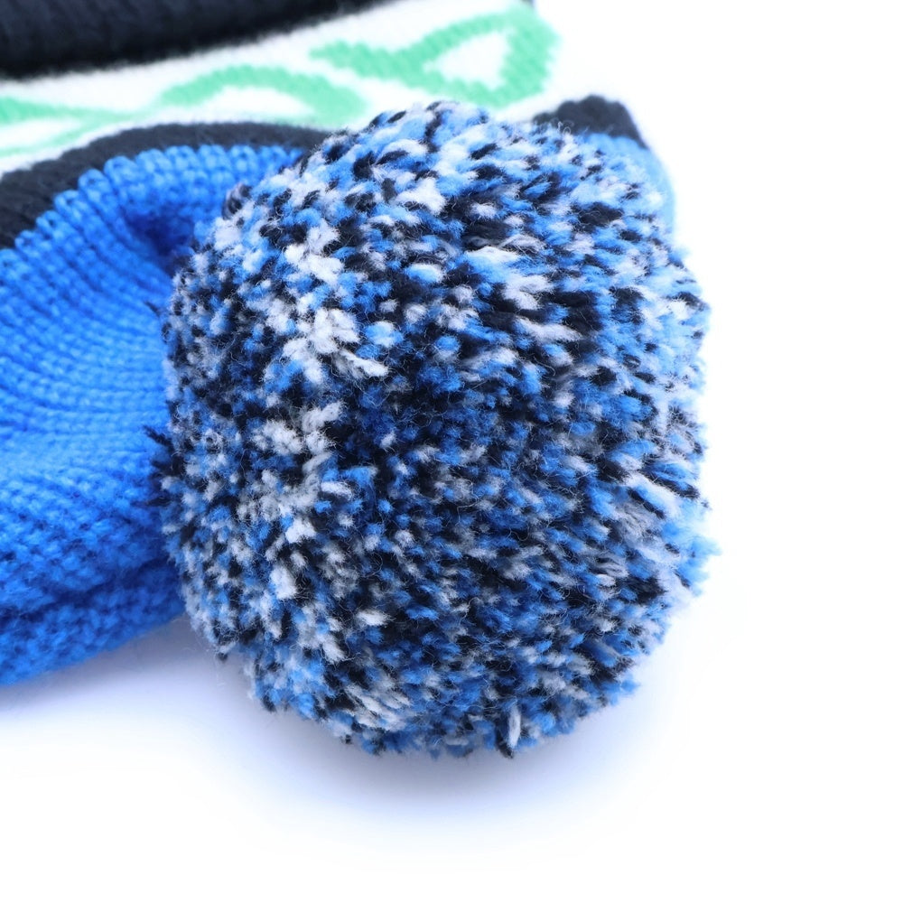 LACOSTE(ラコステ) Wool Logo Beanie ウール ビーニー ブルー RB 4171-F