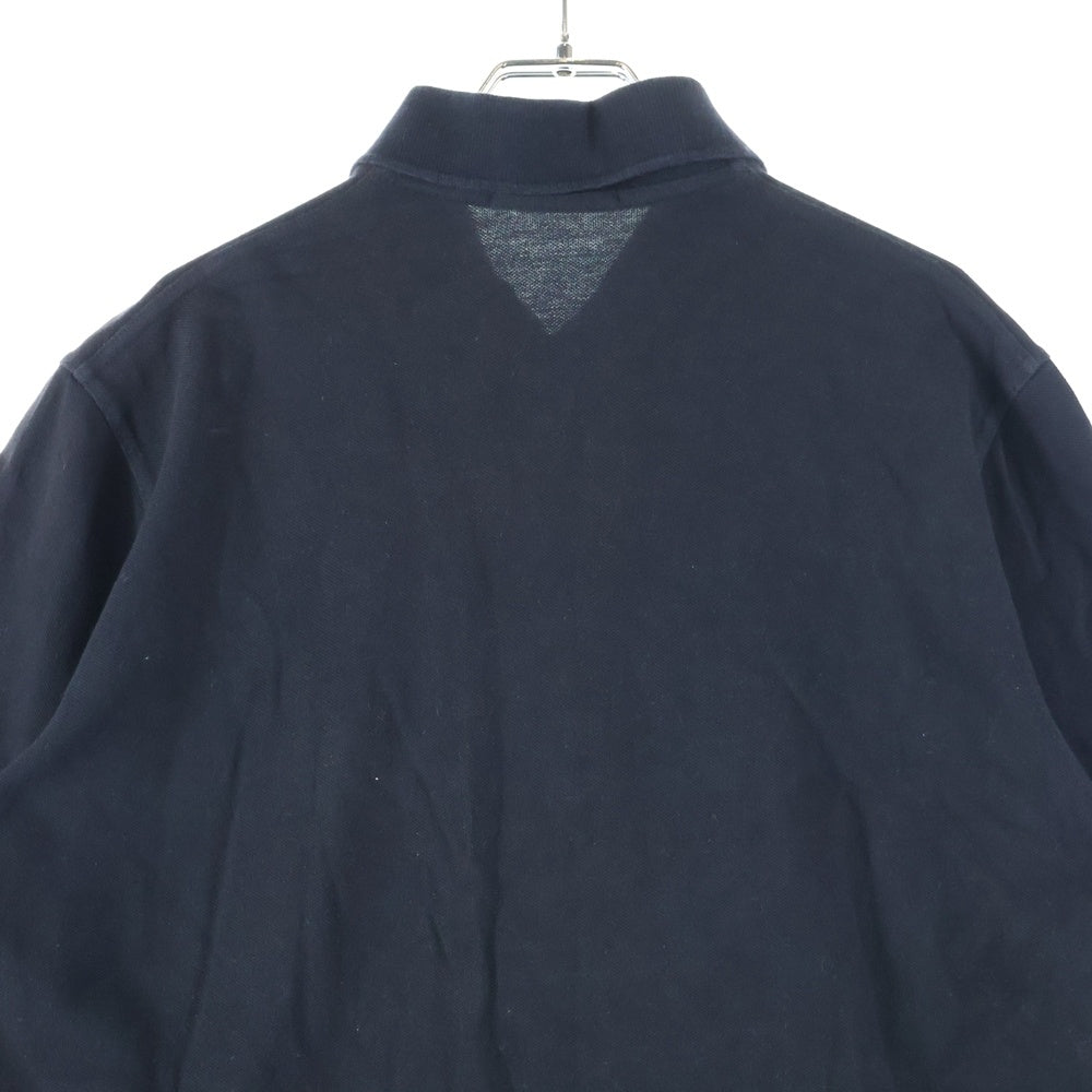 FRED PERRY(フレッドペリー) フロントロゴ刺繍 コットン ポロシャツ ブラック