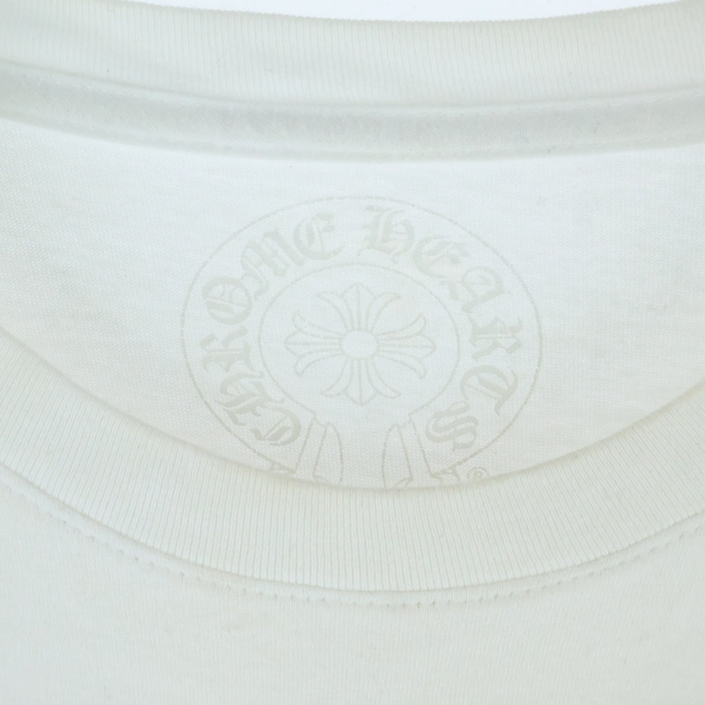 CHROME HEARTS(クロムハーツ) Multi Color Horseshoe L/S Tee マルチカラー ホースシュー プリント ロングスリーブ Tシャツ 長袖カットソー ホワイト