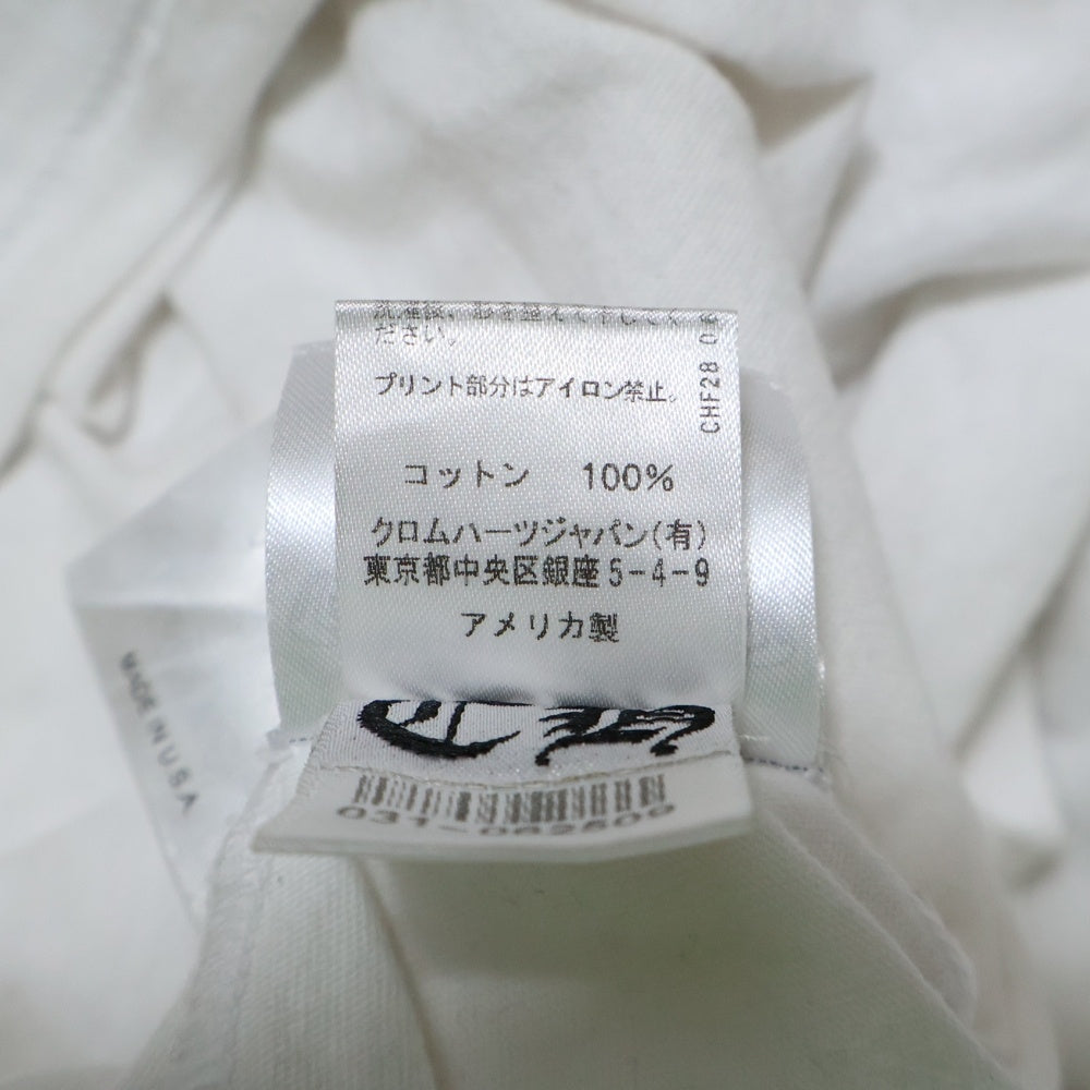 CHROME HEARTS(クロムハーツ) Multi Color Horseshoe L/S Tee マルチカラー ホースシュー プリント ロングスリーブ Tシャツ 長袖カットソー ホワイト