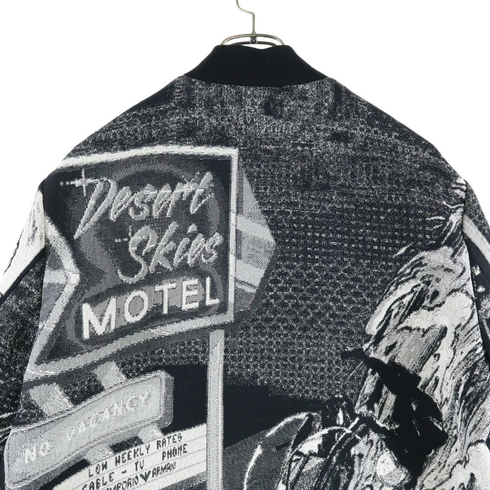 EMPORIO ARMANI(エンポリオアルマーニ) 総柄 ジップアップ ブルゾンジャケット ブラック I1R310 I1019