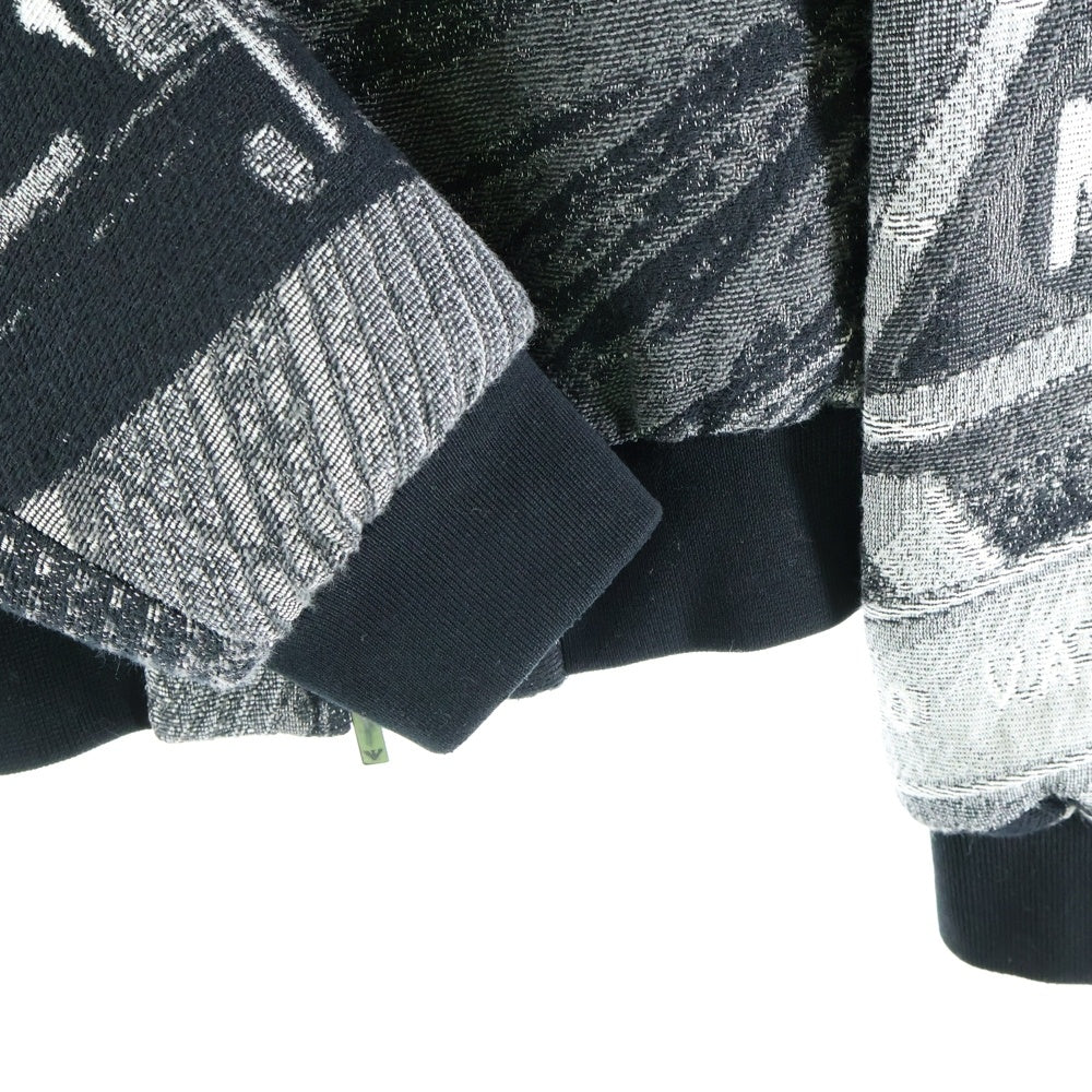 EMPORIO ARMANI(エンポリオアルマーニ) 総柄 ジップアップ ブルゾンジャケット ブラック I1R310 I1019