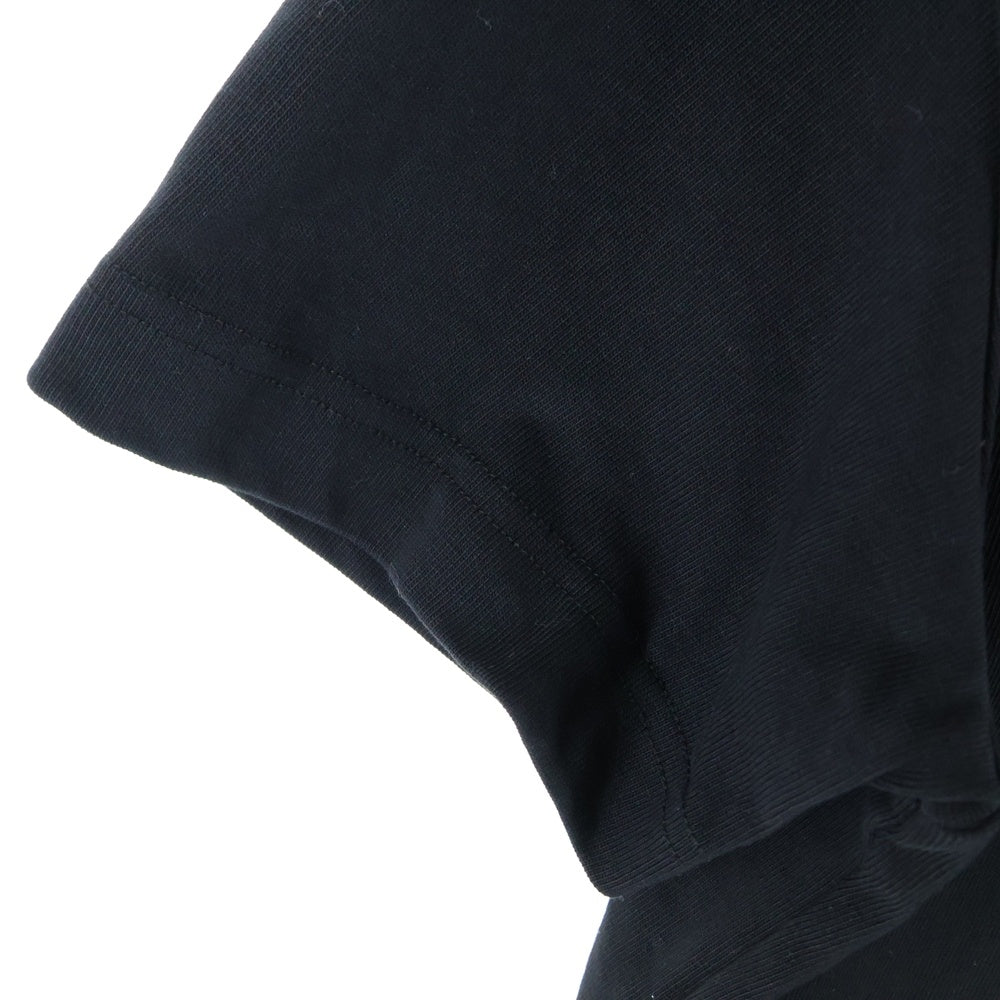 GIORGIO ARMANI(ジョルジオアルマーニ) 両面プリント クルーネック 半袖Tシャツ ブラック 3L1TCV 1JUFZ