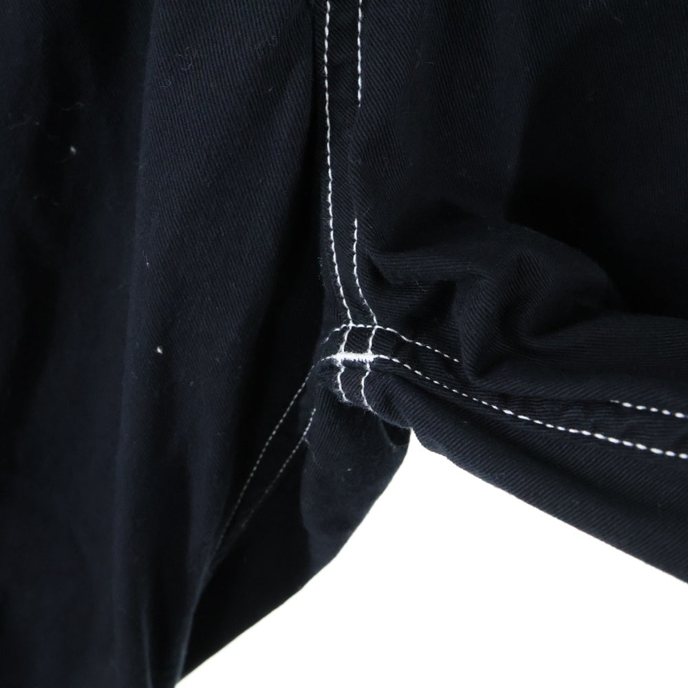 HYSTERIC GLAMOUR(ヒステリックグラマー) SOUND AND VISION ワッペン オールインワン つなぎ ブラック 02251AS01