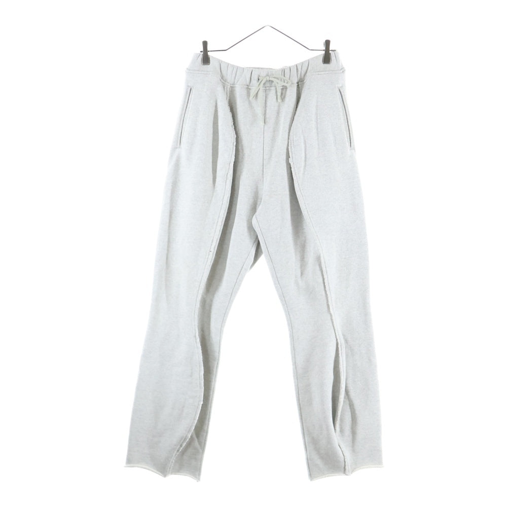 RANDY(ランディ) 25SS MUSCLEPANTS マッスルパンツ センタープリーツ スウェット ボトムス グレー SS25-RPT04