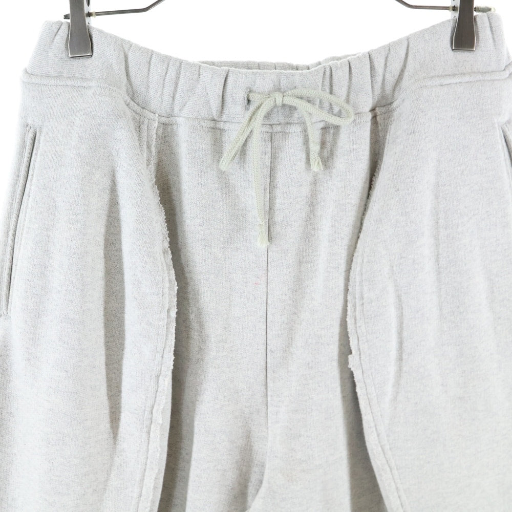 RANDY(ランディ) 25SS MUSCLEPANTS マッスルパンツ センタープリーツ スウェット ボトムス グレー SS25-RPT04