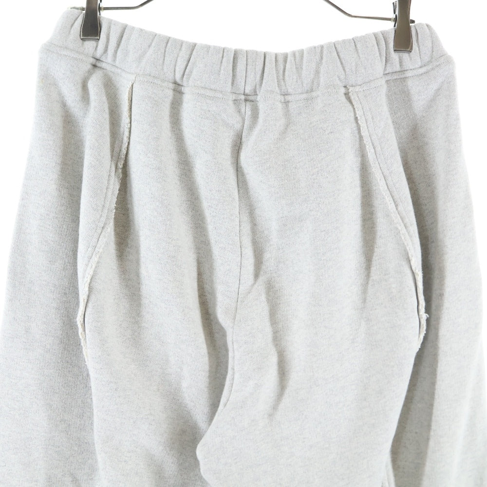 RANDY(ランディ) 25SS MUSCLEPANTS マッスルパンツ センタープリーツ スウェット ボトムス グレー SS25-RPT04