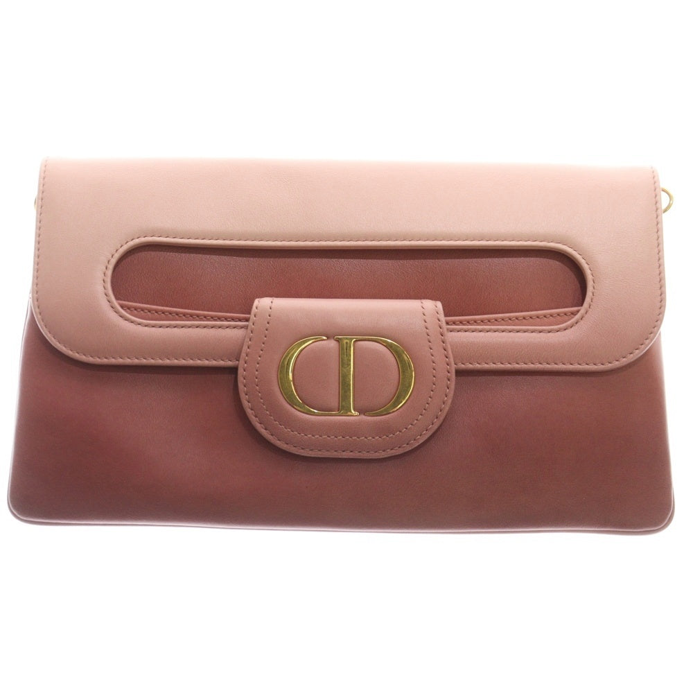 Christian Dior(クリスチャンディオール) CDロゴ レザー クラッチ 