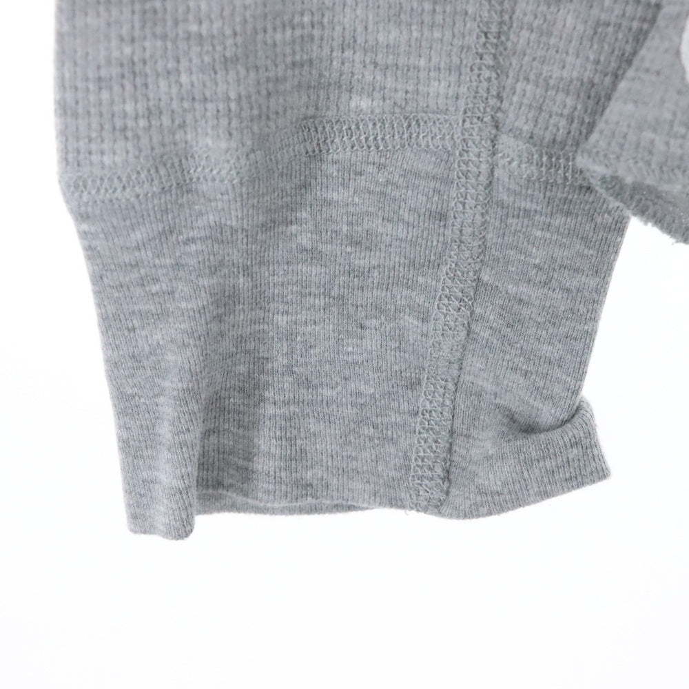 CHROME HEARTS(クロムハーツ) Thermal L S 袖ロゴプリントサーマル長袖カットソー グレー