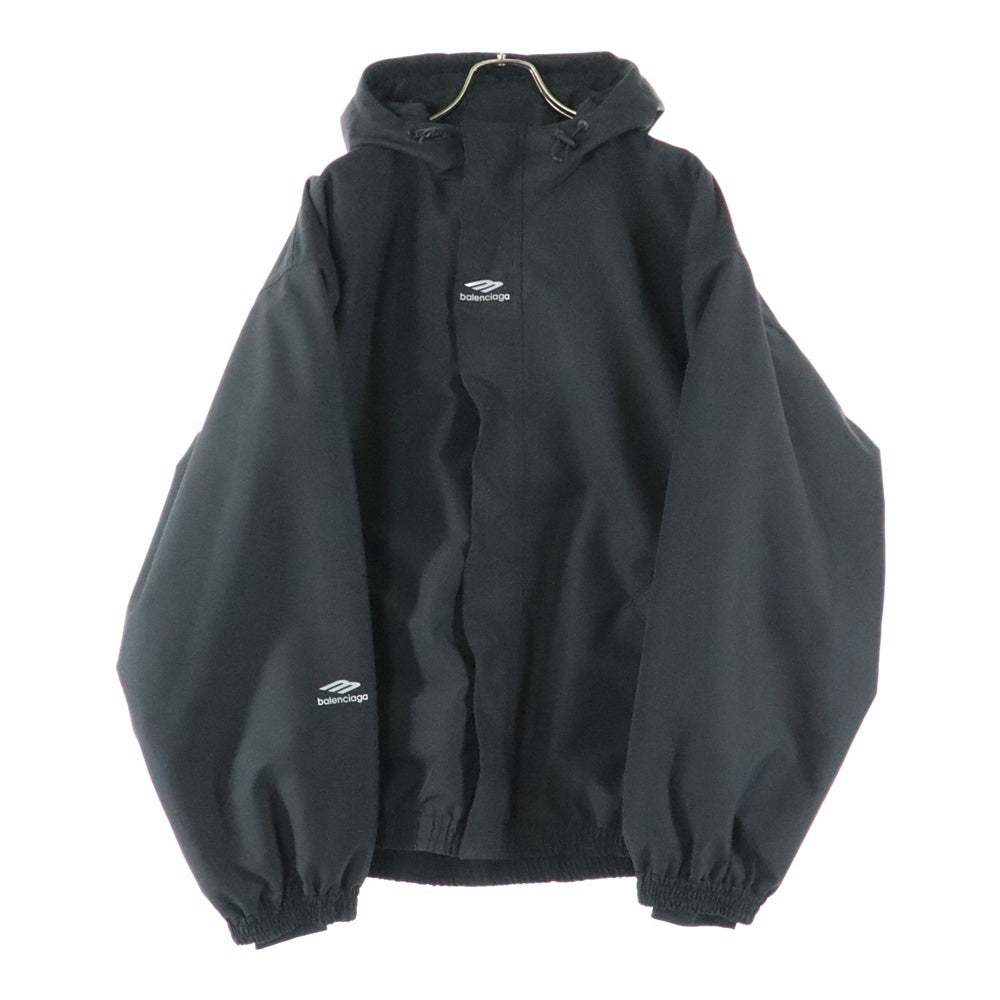 BALENCIAGA(バレンシアガ) 23AW 3B SPORTS ICON SKI JACKET フロントロゴ スキージャケット ブラック 773988 TP041
