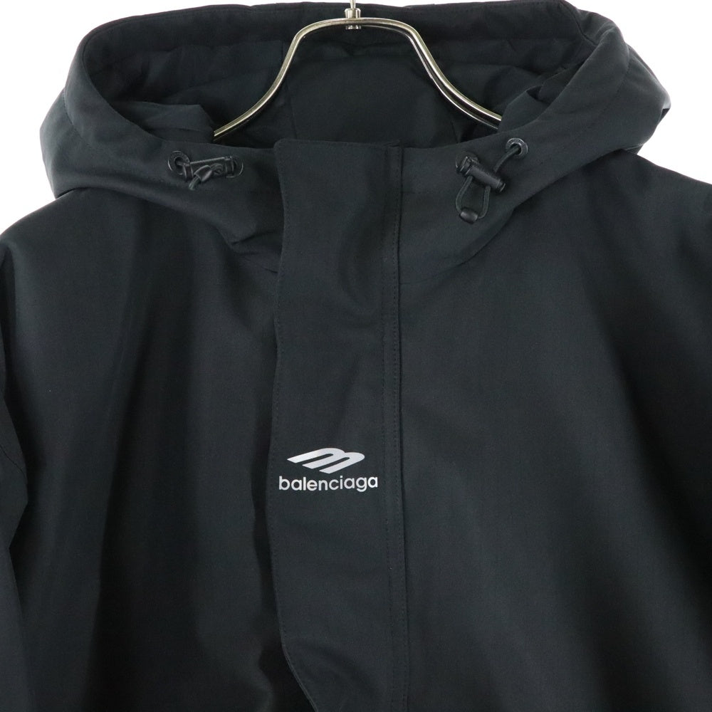 BALENCIAGA(バレンシアガ) 23AW 3B SPORTS ICON SKI JACKET フロントロゴ スキージャケット ブラック 773988 TP041