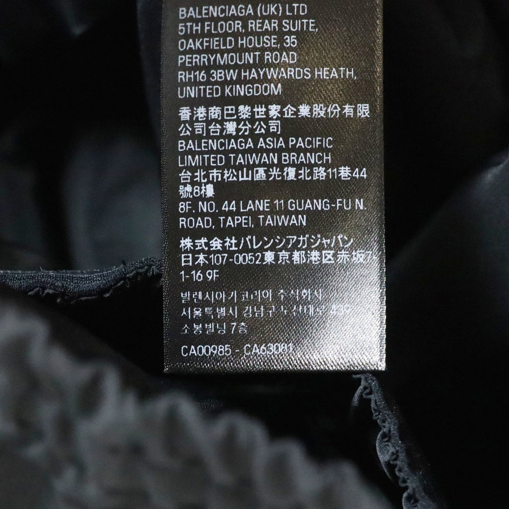 BALENCIAGA(バレンシアガ) 23AW 3B SPORTS ICON SKI JACKET フロントロゴ スキージャケット ブラック 773988 TP041