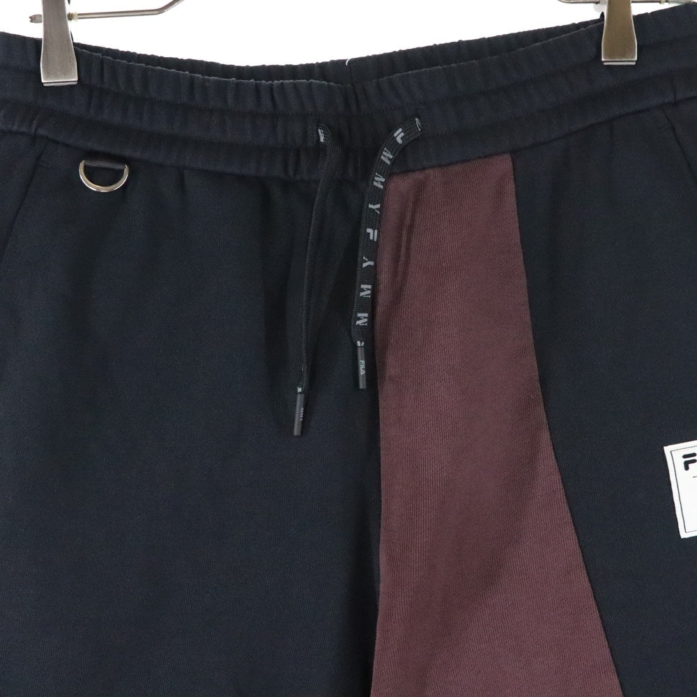 MAISON MIHARAYASUHIRO(メゾンミハラヤスヒロ) ×FILA フィラ スウェットパンツ ブラック P07PT601
