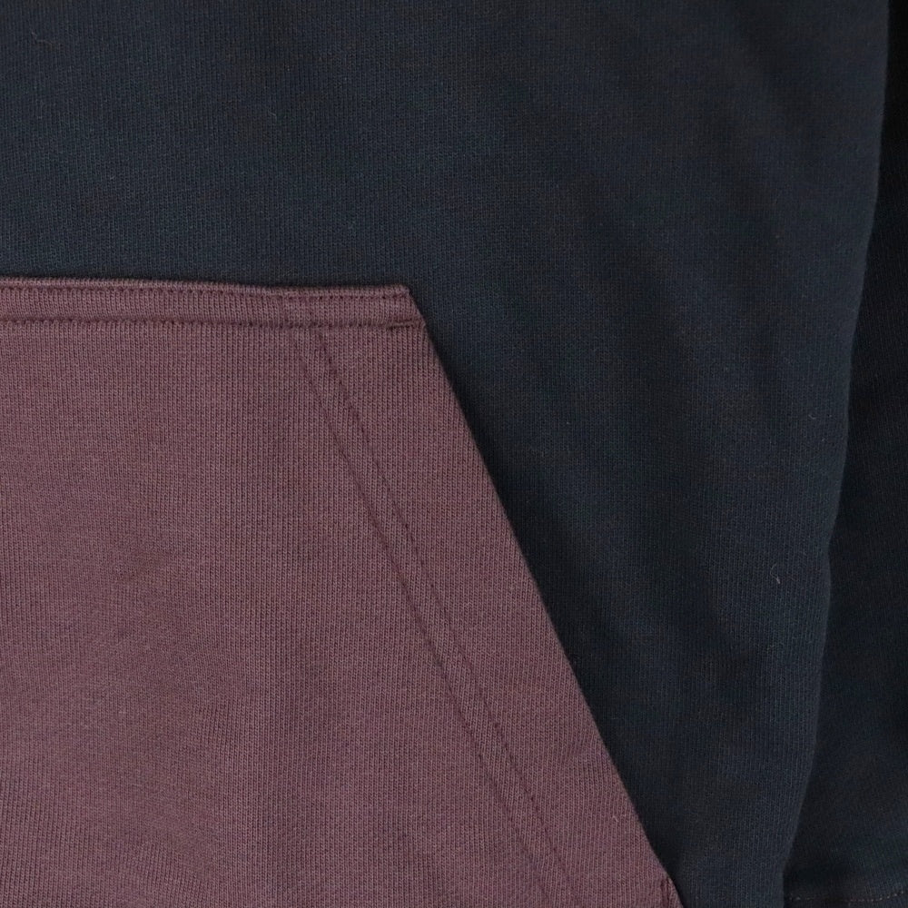 MAISON MIHARAYASUHIRO(メゾンミハラヤスヒロ) ×FILA フィラ パッチワーク プルオーバー スウェット トレーナー ブラック P07SW202