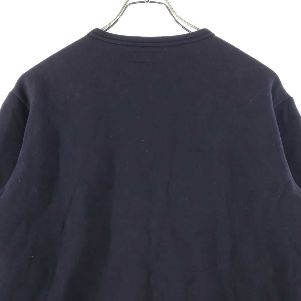 agnes b.(アニエスベー) Snap Cardigan ボタンフライ コットン カーディガン ブラック 2313M001