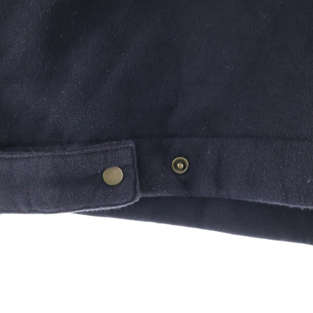 agnes b.(アニエスベー) Snap Cardigan ボタンフライ コットン カーディガン ブラック 2313M001