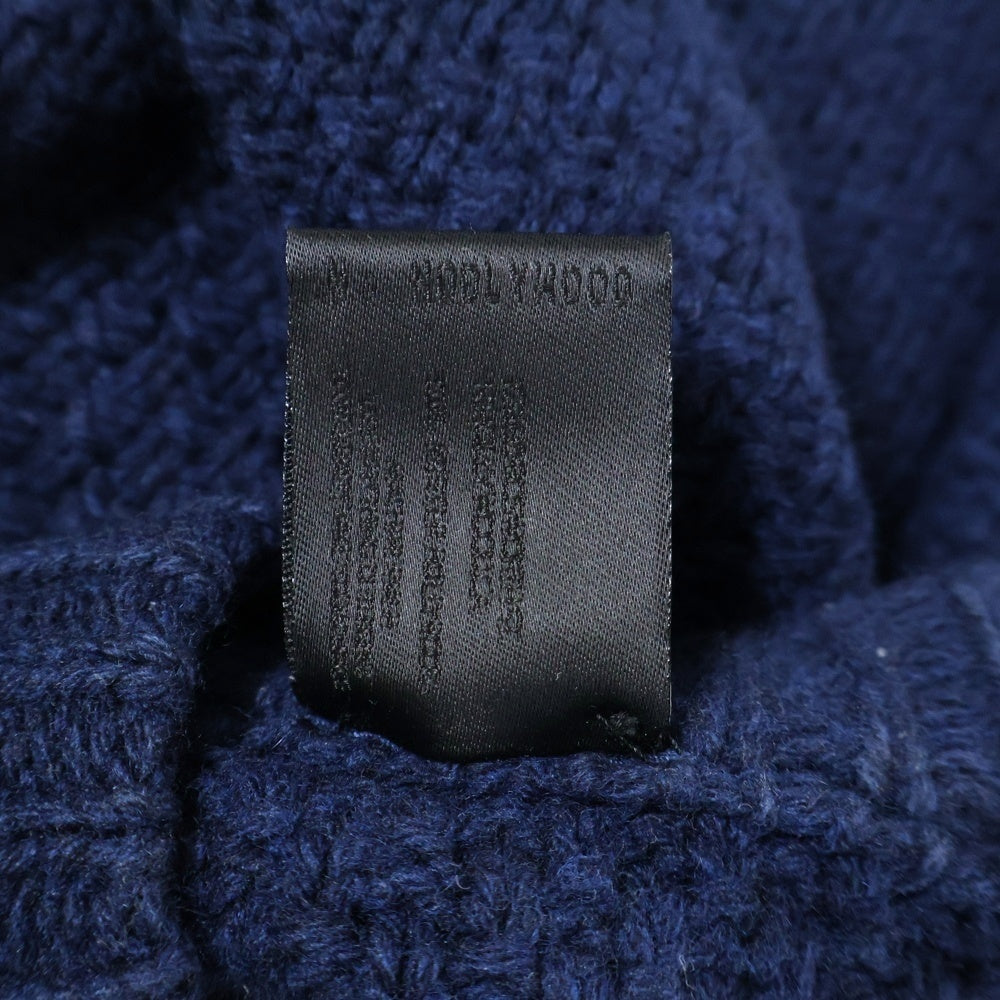 N.HOOLYWOOD(エヌハリウッド) COMPILE クルーネック 長袖 ケーブルニット ブルー 232-KT02