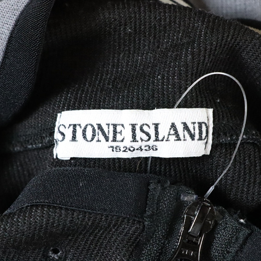 STONE ISLAND(ストーンアイランド) 袖ロゴワッペン ジップアップ フリースジャケット グレー 52156Q40 17
