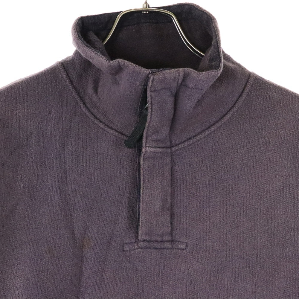 STONE ISLAND(ストーンアイランド) 袖ロゴワッペン付き ハイネック ハーフジップ スウェット トレーナー パープル 37156M57 13