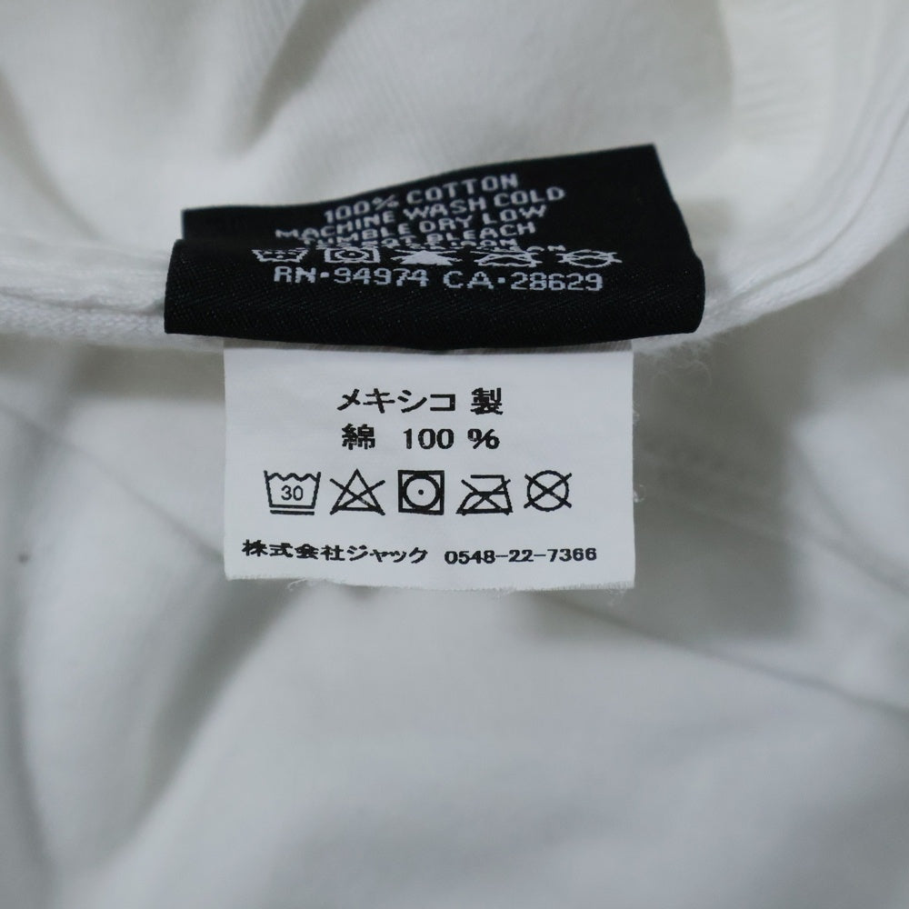 STUSSY(ステューシー) ロゴプリント 半袖 クルーネック Tシャツ ホワイト